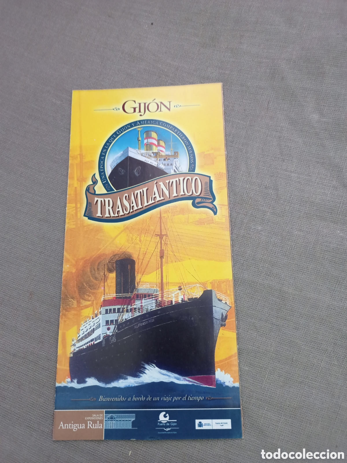 Advertising Catalogs: Tr&iacute;ptico Trasatl&aacute;ntico, exposici&oacute;n en Gij&oacute;n Asturias A&ntilde;o 2003
