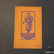 Catálogos publicitarios: EDITORIAL LUIS VIVES SA-CATALOGO PUBLICIDAD-AÑO 1933-BARCELONA & MADRID-VER FOTOS-(K-10.693)