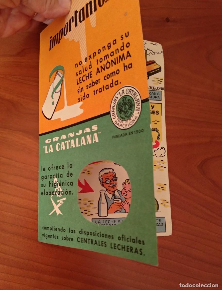 Cat&aacute;logos publicitarios: Full antic de propaganda de GRANJAS &rdquo;LA CATALANA&rdquo; - Foto 3