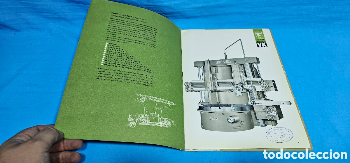 Cat&aacute;logos publicitarios: CATALOGO TORNO VERTICAL VK . MORANDO . TORINO - Foto 3