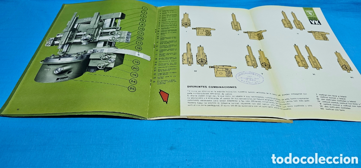 Cat&aacute;logos publicitarios: CATALOGO TORNO VERTICAL VK . MORANDO . TORINO - Foto 4