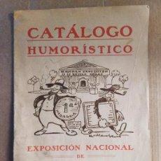 Catálogos publicitarios: CATALOGO HUMORISTICO-EXPOSICION NACIONAL DE BELLAS ARTES-AÑO 1920-VER FOTOS-(K-10.954)