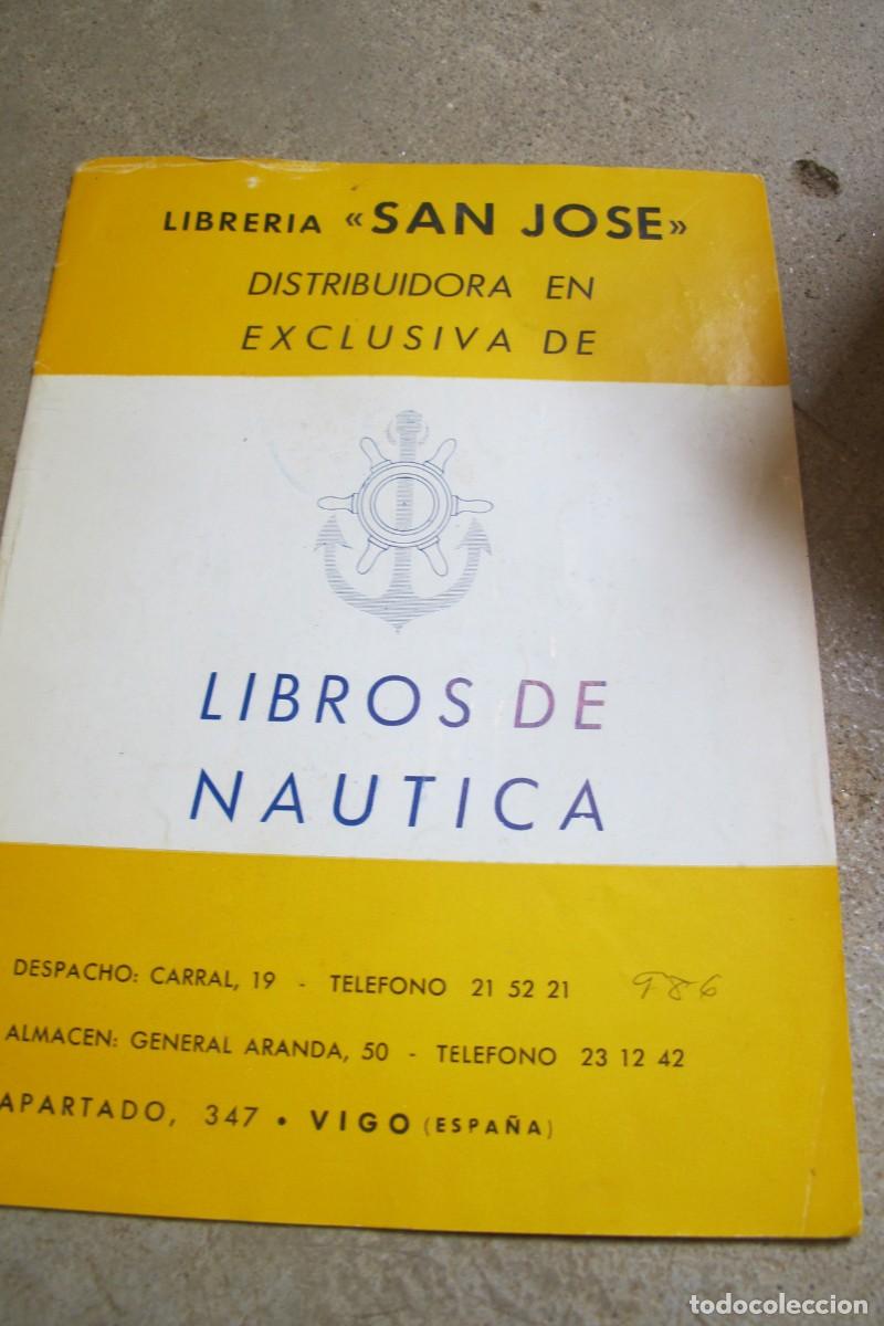 Cat&aacute;logos publicitarios: LIBROS DE NAUTICA. LIBRERIA SAN JOSE VIGO