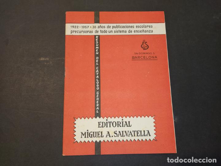 Catalogues publicitaires: BARCELONA-EDITORIAL MIGUEL A.SALVATELLA-CATALOGO PUBLICIDAD-VER FOTOS-(K-10.996)