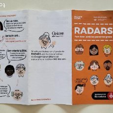 Catálogos publicitarios: TRÍTICO PROMOCIONAL RADARS FEM BARRI AMB LES PERSONES GRANS AJUNTAMENT DE BARCELONA
