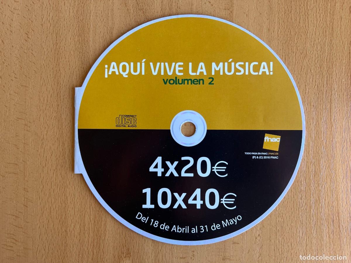 Cat&aacute;logos publicitarios: &iexcl;AQUI VIVE LA MUSICA! VOLUMEN 2 - FNAC 2016 CATALOGO