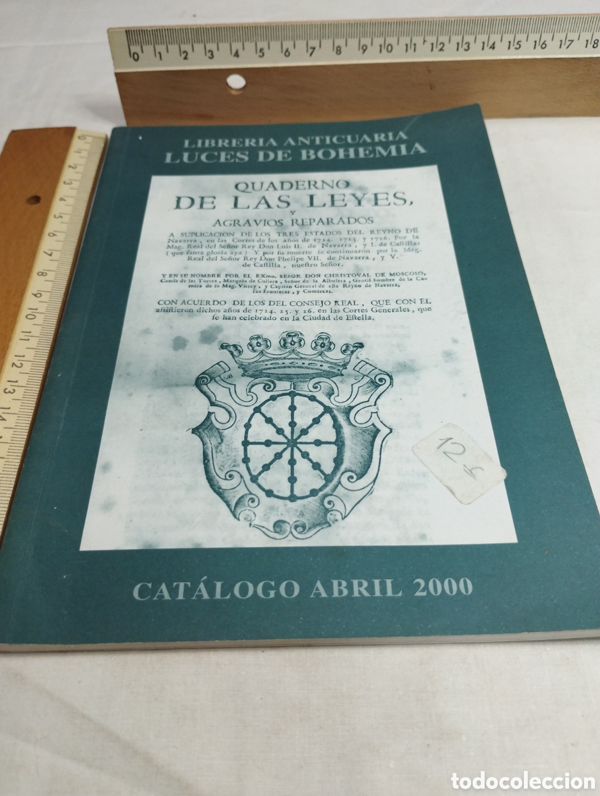 Catalogues publicitaires: Librer&iacute;a anticuaria luces de bohemia, cat&aacute;logo abril 2000 KKB