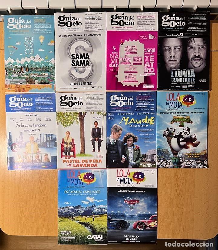 Cat&aacute;logos publicitarios: LOTE GUIA DEL OCIO Y LOLA LA MOTA (WORLD PRICE, MAUDIE, SAMA SAMA, MEDEA, CARS, DINOPOLIS...)