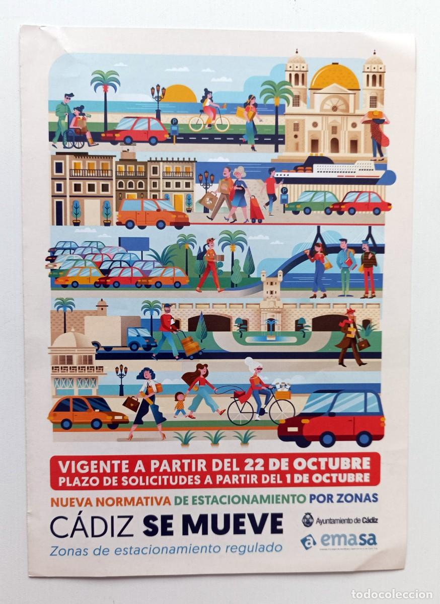 Werbekataloge: FOLLETO PUBLICITARIO AYUNTAMIENTO DE C&Aacute;DIZ: C&Aacute;DIZ SE MUEVE
