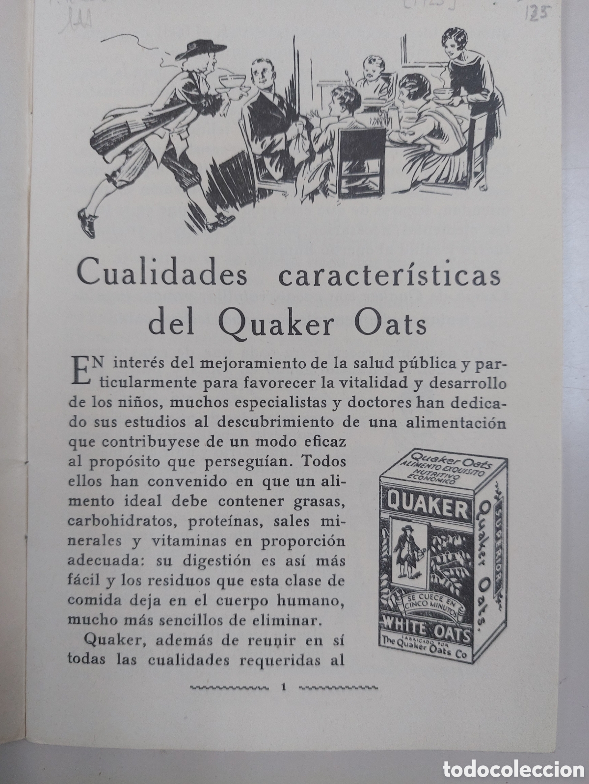 Cat&aacute;logos publicitarios: Quaker Oats [1925] - Foto 2