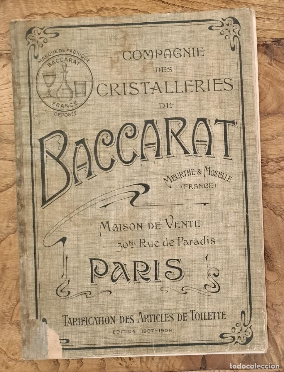 Catalogues publicitaires: Cat&aacute;logo Publicitario - Cristalleries de Baccarat - Tarificaci&oacute;n de Art&iacute;culos de Ba&ntilde;o 1907-1908