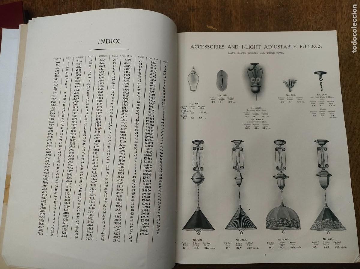 Cat&aacute;logos publicitarios: Catalogo lamparas antiguas - Foto 4