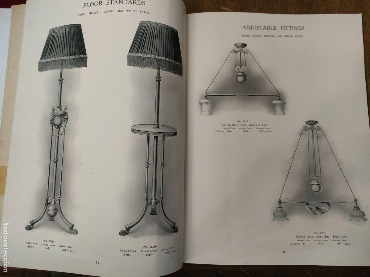 Cat&aacute;logos publicitarios: Catalogo lamparas antiguas - Foto 6