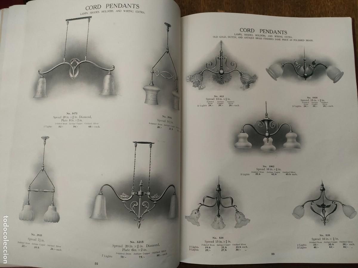 Cat&aacute;logos publicitarios: Catalogo lamparas antiguas - Foto 9