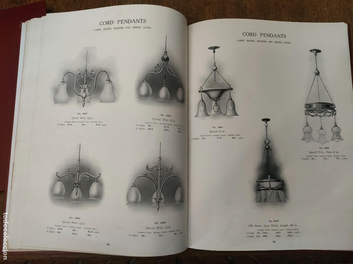 Cat&aacute;logos publicitarios: Catalogo lamparas antiguas - Foto 10