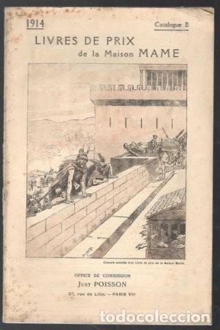 Cat&aacute;logos publicitarios: LIVRES DE PRIX DE LA MAISON MAME. Catalogue B. 1914