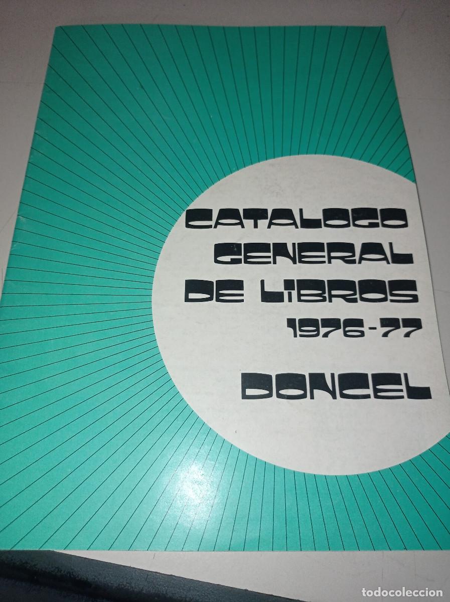 Cat&aacute;logos publicitarios: CAT&Aacute;LOGO GENERAL DE LIBROS 1976-77 EDITORIAL DONCEL REF. UR - Foto 1