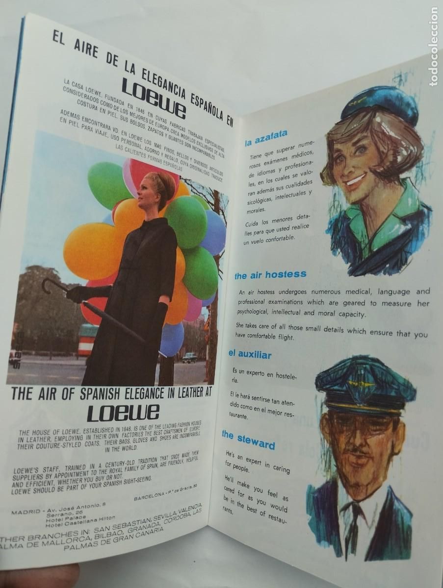Cat&aacute;logos publicitarios: Cat&aacute;logo Iberia a&ntilde;os 60 - Foto 5