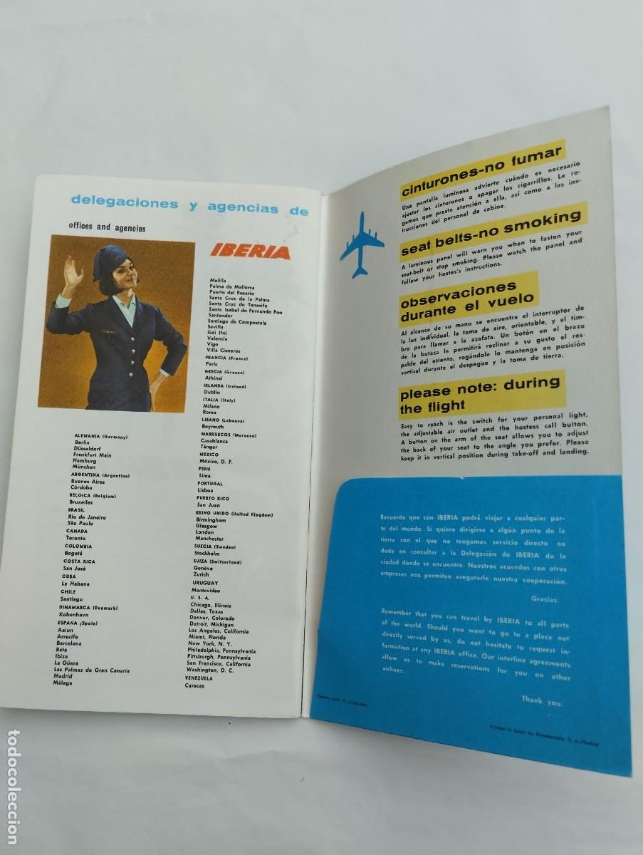 Cat&aacute;logos publicitarios: Cat&aacute;logo Iberia a&ntilde;os 60 - Foto 11