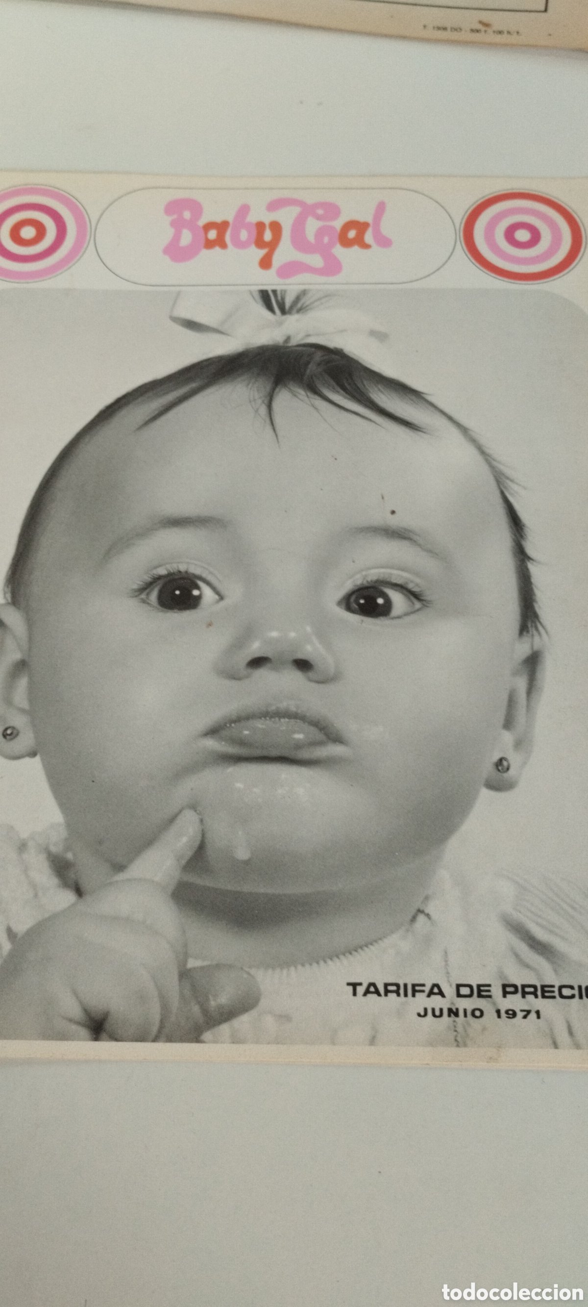 Cat&aacute;logos publicitarios: Tarifa Precios Bany Gal 1971 - Foto 1