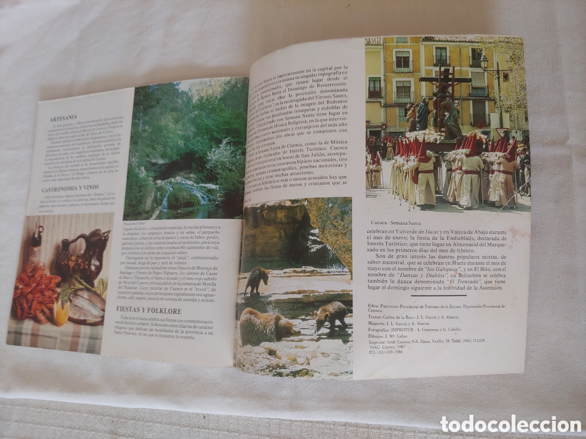 Cat&aacute;logos publicitarios: Folleto de Cuenca 1987 - Foto 4