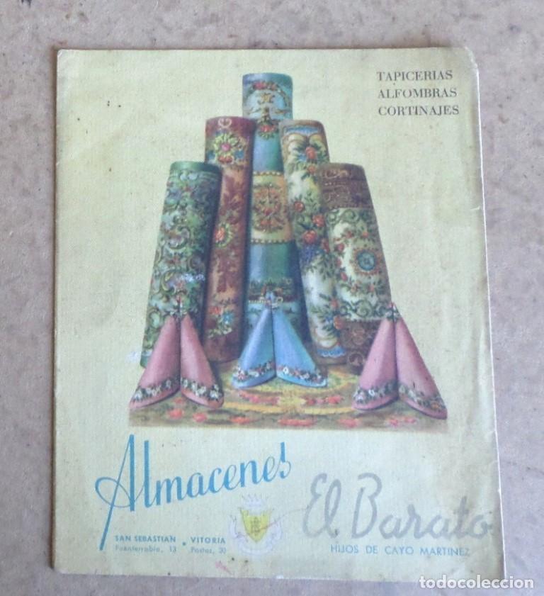 Cat&aacute;logos publicitarios: Propaganda Almacenes EL BARATO - Vitoria San Sebasti&aacute;n - Tapicer&iacute;a &ndash; alfombras - cortinajes