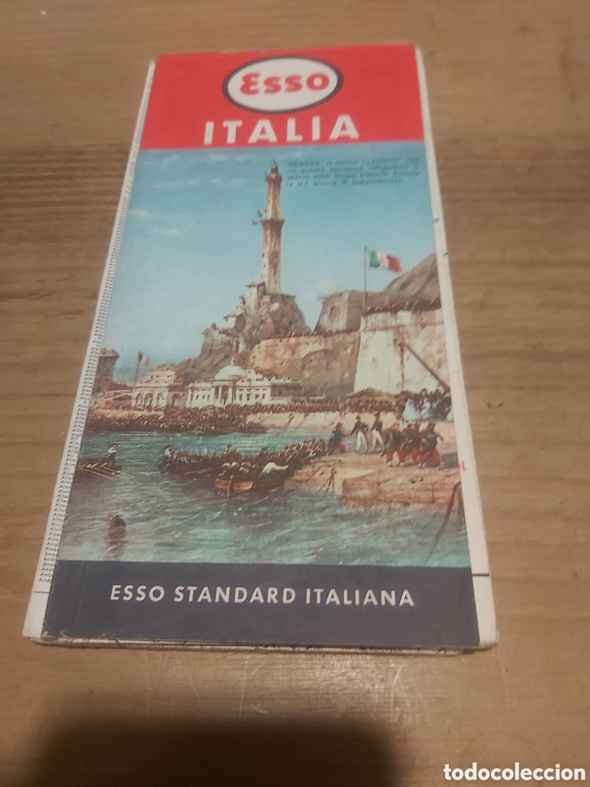 Werbekataloge: 1961 Italia esos surtidores plano carreteras