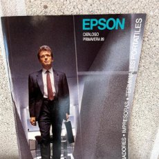 Catálogos publicitarios: CATALOGO EPSON 1989 ORDENADORES PORTATILES IMPRESORAS