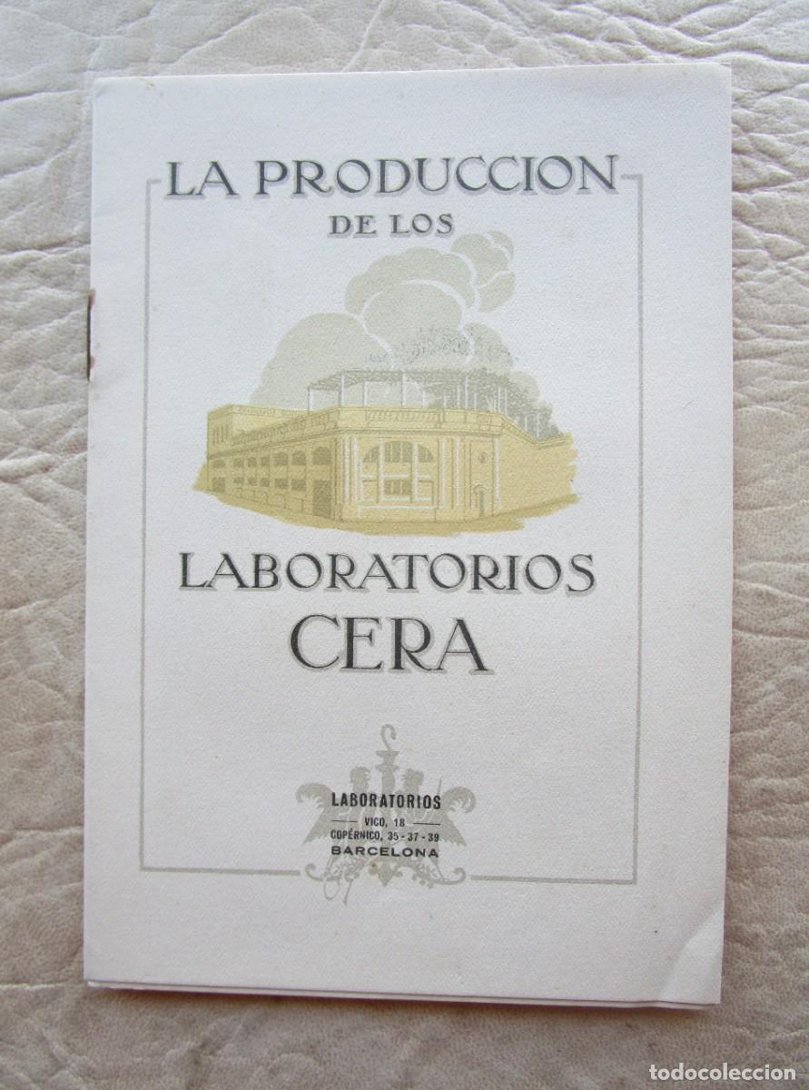 Advertising Catalogs: catalogo medicamentos laboratorios cera a&ntilde;os 30 tonico nervioso cera febroxil diaturasa serofimina