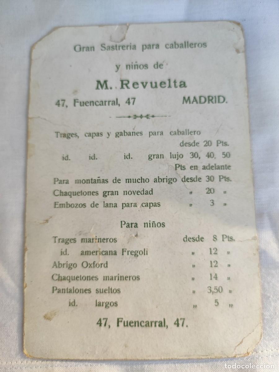 Catalogues publicitaires: Publicidad: M. Revuelta. Gran sastrer&iacute;a par caballeros y ni&ntilde;os.