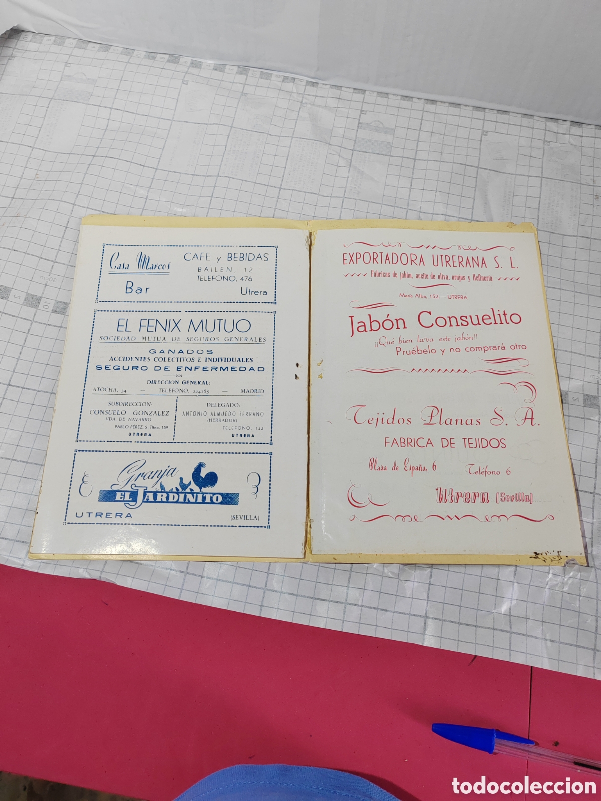 Cat&aacute;logos publicitarios: Programa grandes fiestas Utrera 1954 - Foto 6