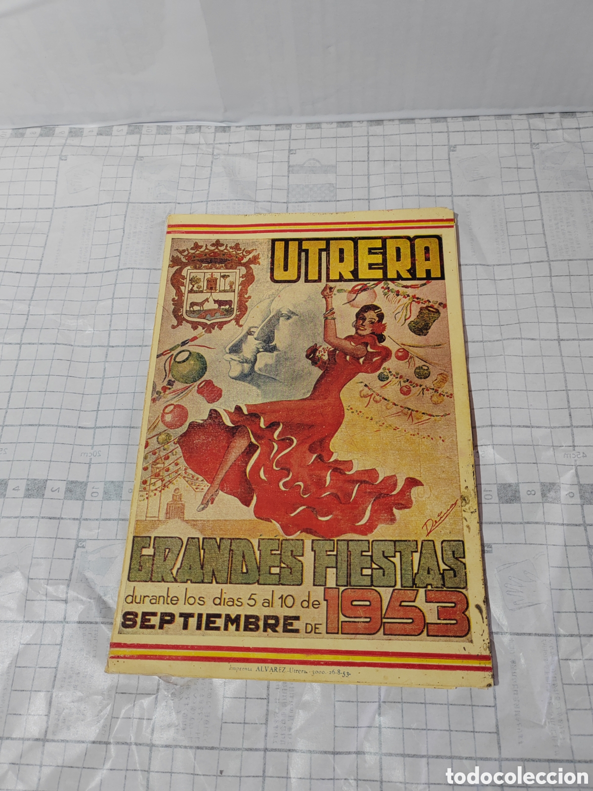 Cat&aacute;logos publicitarios: Programa grandes fiestas Utrera 1954 - Foto 1