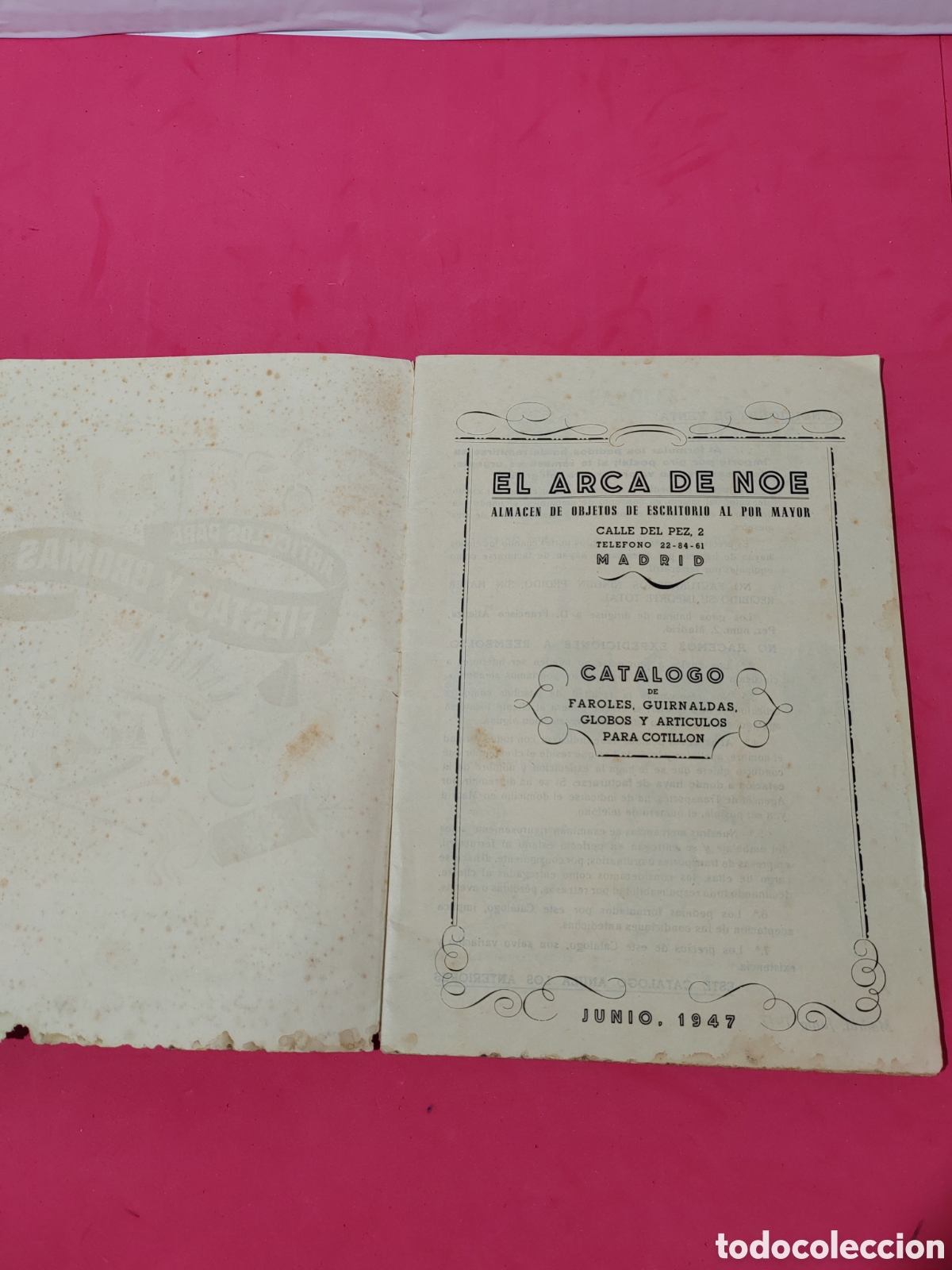 Cat&aacute;logos publicitarios: El Arca de Noe cat&aacute;logo 1947 - Foto 2