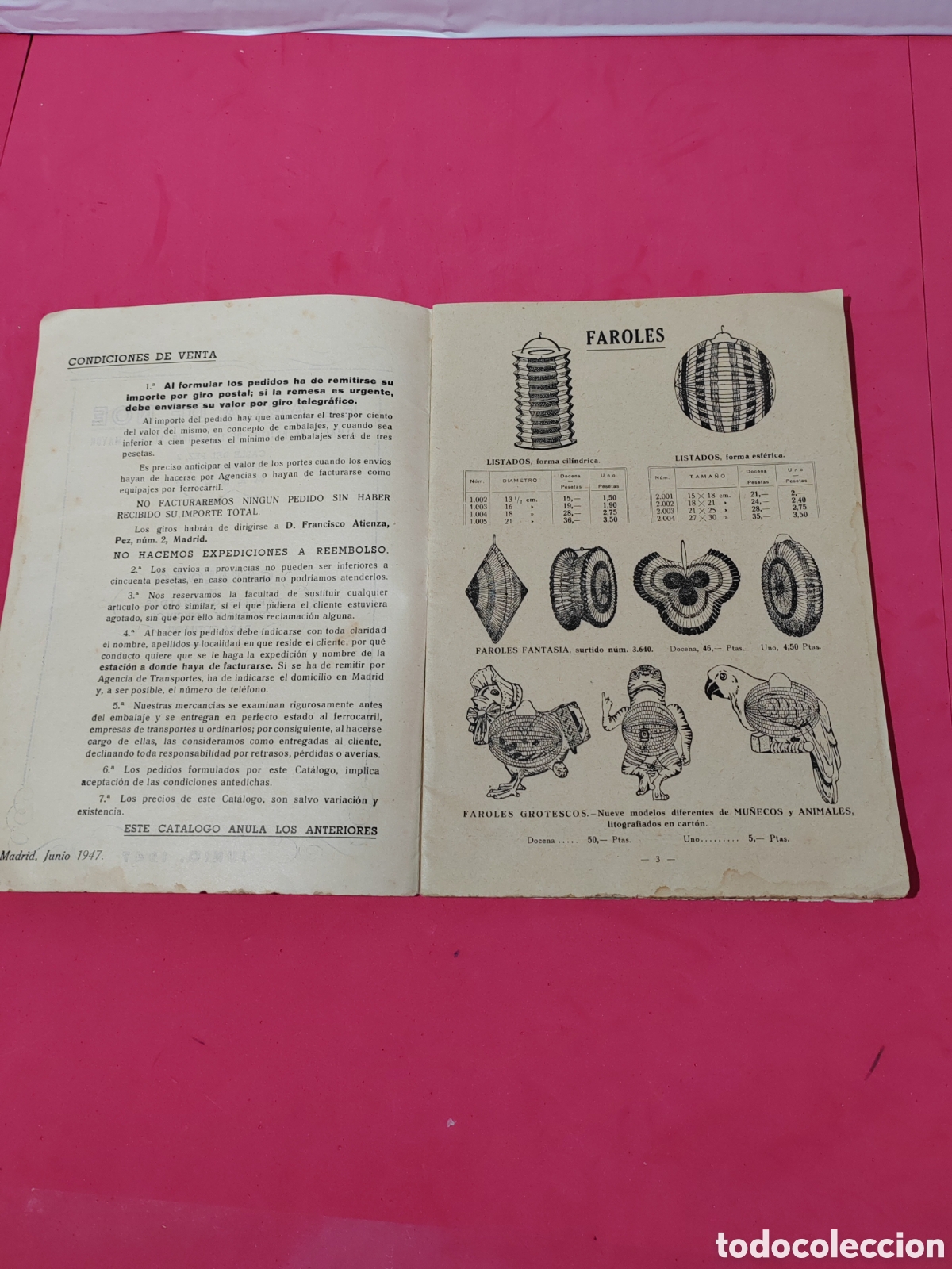 Cat&aacute;logos publicitarios: El Arca de Noe cat&aacute;logo 1947 - Foto 3