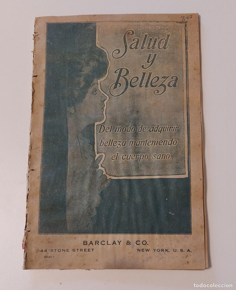 Cat&aacute;logos publicitarios: Folleto antiguo Siglo XX [1900] Salud y Belleza