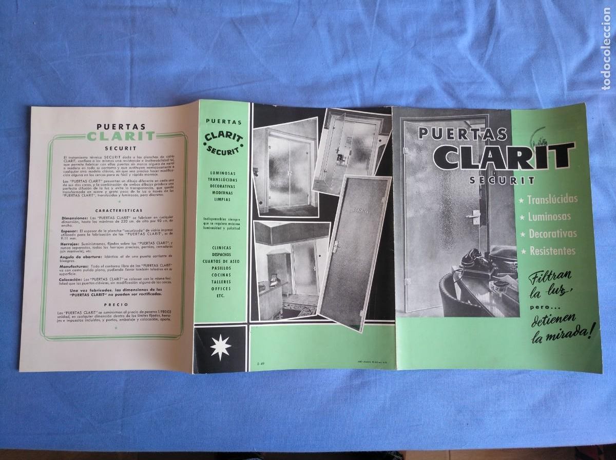 Cat&aacute;logos publicitarios: CAT&Aacute;LOGO PUERTAS CLARIT-TR&Iacute;PTICO- - Foto 3
