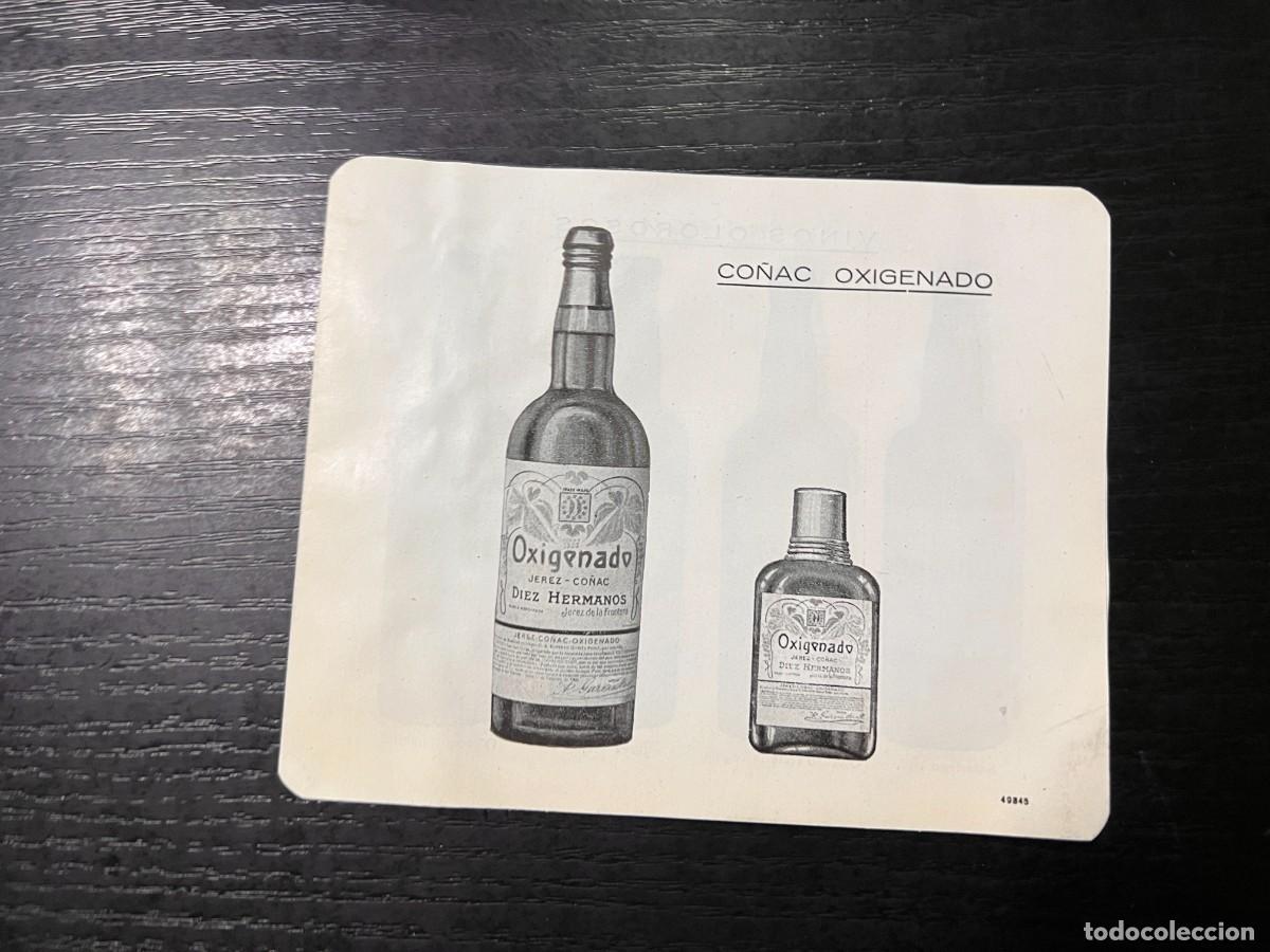Cat&aacute;logos publicit&aacute;rios: RELACI&Oacute;N DE ART&Iacute;CULOS. CO&Ntilde;AC OXIGENADO, VINOS OLOROSOS, FINOS Y DULCES. MEDIDAS APROX: 15X12 CM