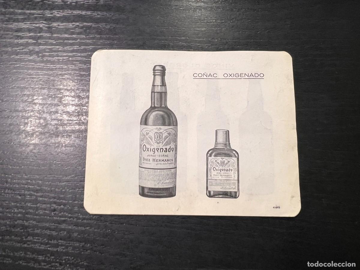 Cat&aacute;logos publicit&aacute;rios: RELACI&Oacute;N DE ART&Iacute;CULOS. CO&Ntilde;AC OXIGENADO, VINOS OLOROSOS, FINOS Y DULCES. MEDIDAS APROX: 15X12 CM