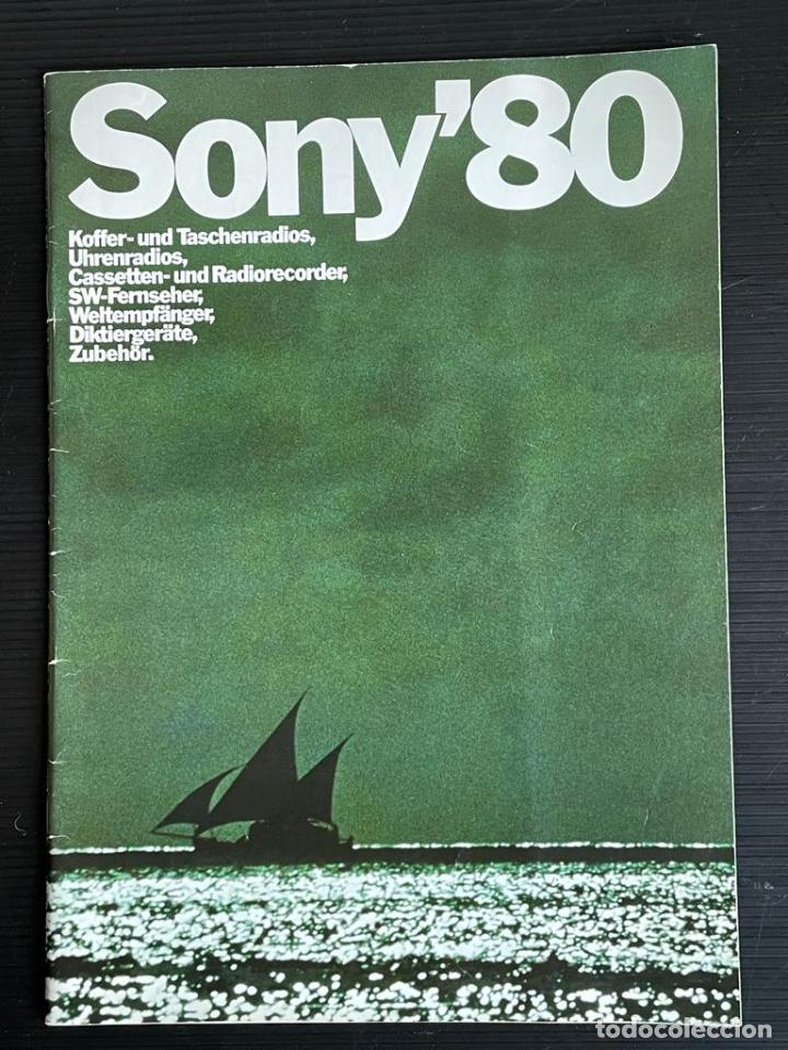 Werbekataloge: CATALOGO SONY - A&Ntilde;OS 80