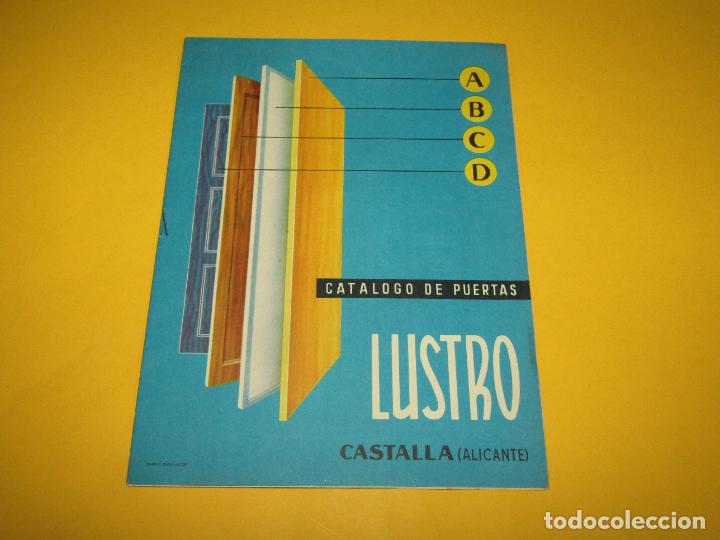 Catalogues publicitaires: Antiguo Cat&aacute;logo de Puertas LUSTRO de Castalla (Alicante) - A&ntilde;o 1960-70s.