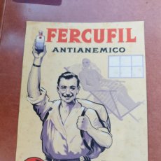 Catálogos publicitarios: PUBLICIDAD DE FARMACIA FERCUFIL ANTIANEMICO - YBARRA SEVILLA -