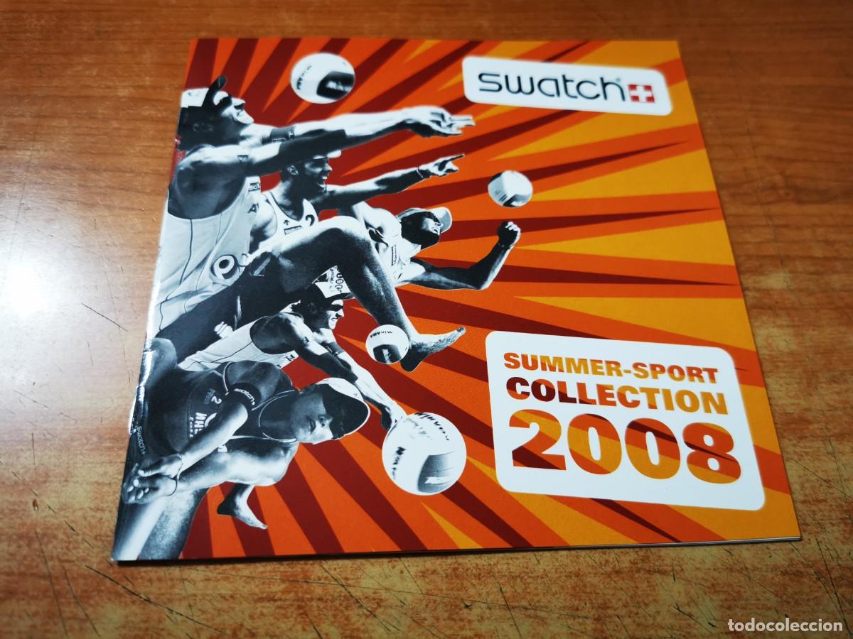 Cat&aacute;logos publicit&aacute;rios: SWATCH Summer-sport COLLECTION 2008 CATALOGO 7 PAGINAS A COLOR MIDE 16x0,10x16cm PESA 42g