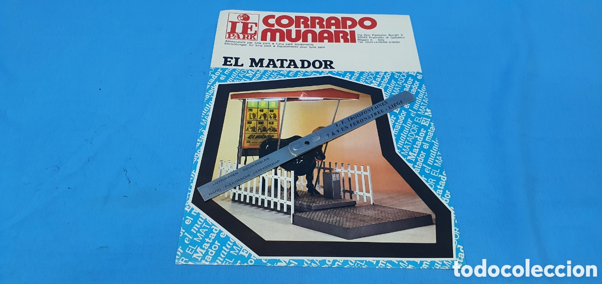Catalogues publicitaires: ATRACCION FERIA EL MATADOR. IE PARK, CORRADO MUNARI