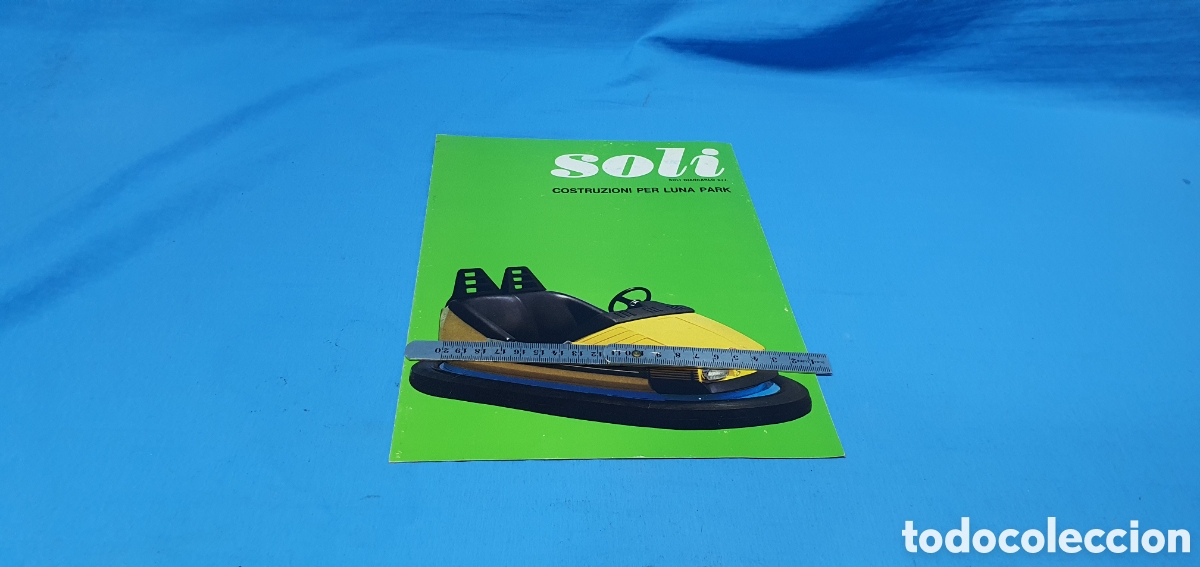 Catalogues publicitaires: CATALOGO SOLI GIANCARLI. LUNA PARK. COCHES FERIA. 4 HOJAS
