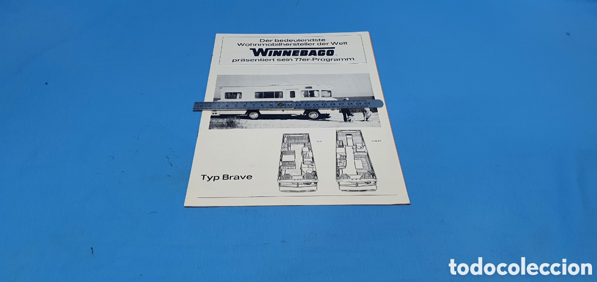 Catalogues publicitaires: CATALOGO CARAVANA WINNEBAGO. 4 PAG.