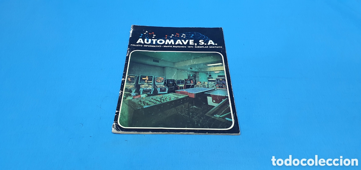 Catalogues publicitaires: CATALAGO FOLLETO AUTOMAVE. MAQUINAS RECREATIVAS 1975. 14 PAG.