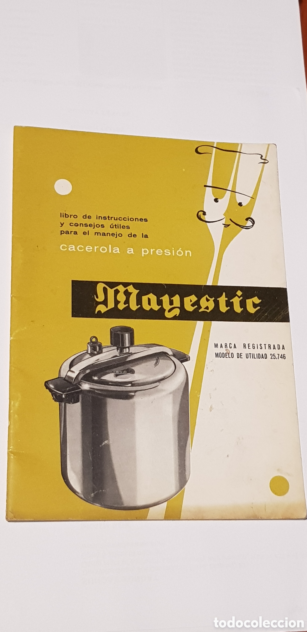 Werbekataloge: Mayestic Cacerola a presi&oacute;n libro de instrucciones y consejos 1972