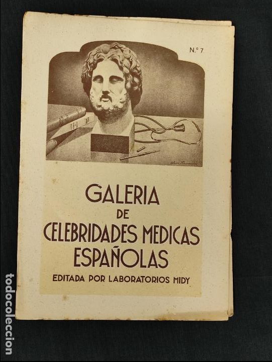 Advertising Catalogs: GALERIA DE CELEBRIDADES MEDICAS ESPA&Ntilde;OLAS - N&ordm; 7 - D. ALONSO SA&Ntilde;UDO - LABORATORIOS MIDY
