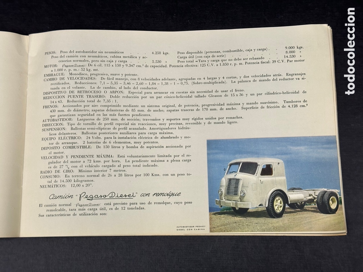 Cat&aacute;logos publicitarios: Catalogo camiones Pegaso - Foto 5