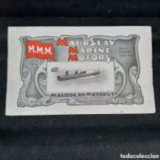 Catálogos publicitarios: ANTIGUO CATALOGO M.M.M MAUDSLAY MARINE MOTORS 1907 MAUDSLAY MOTOR COMPANY LTD MAUDSLEY YACHTS LAUNCH
